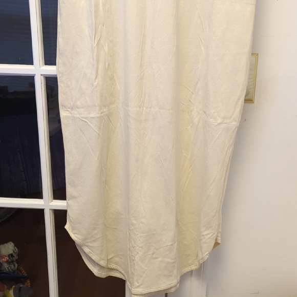 FP Beach Free People Elegant Cream Maxi Dress Size Small - Picture 3 of 13